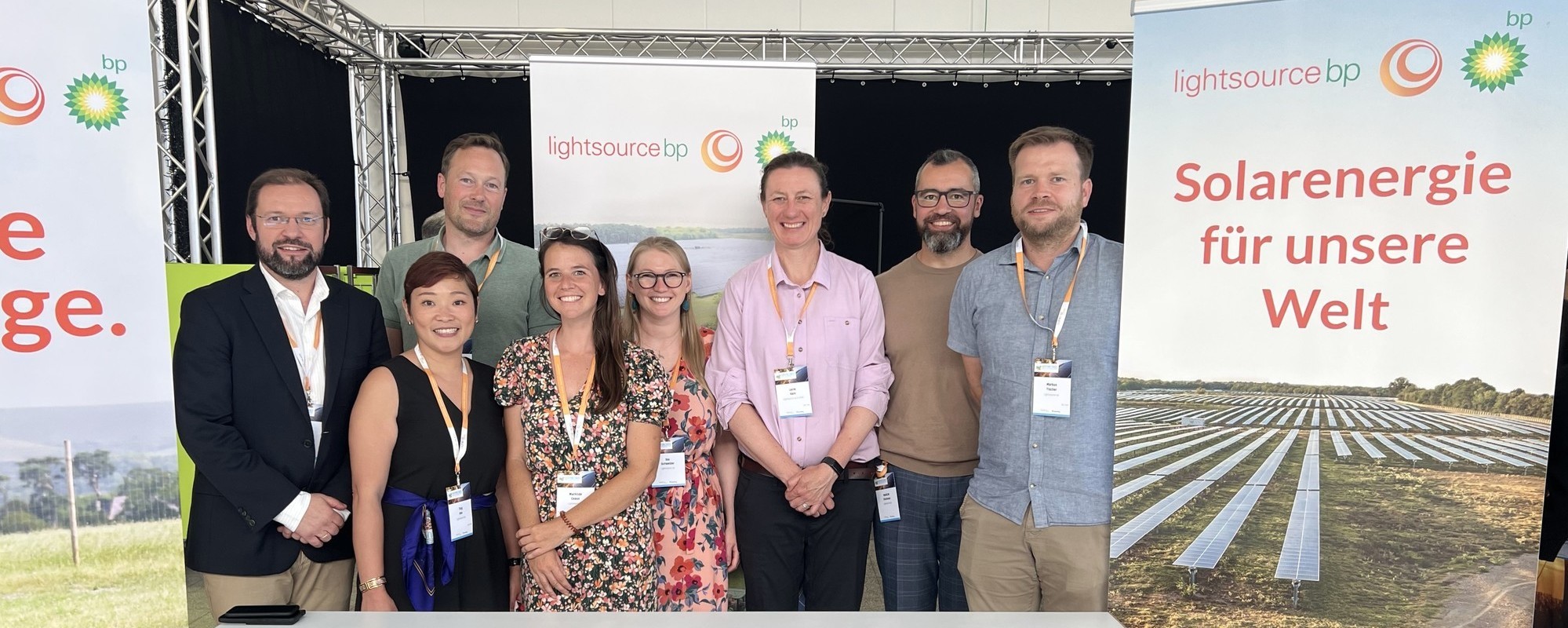 Lightsource bp team at the Agrivoltaics World Conference 2025 in Germany